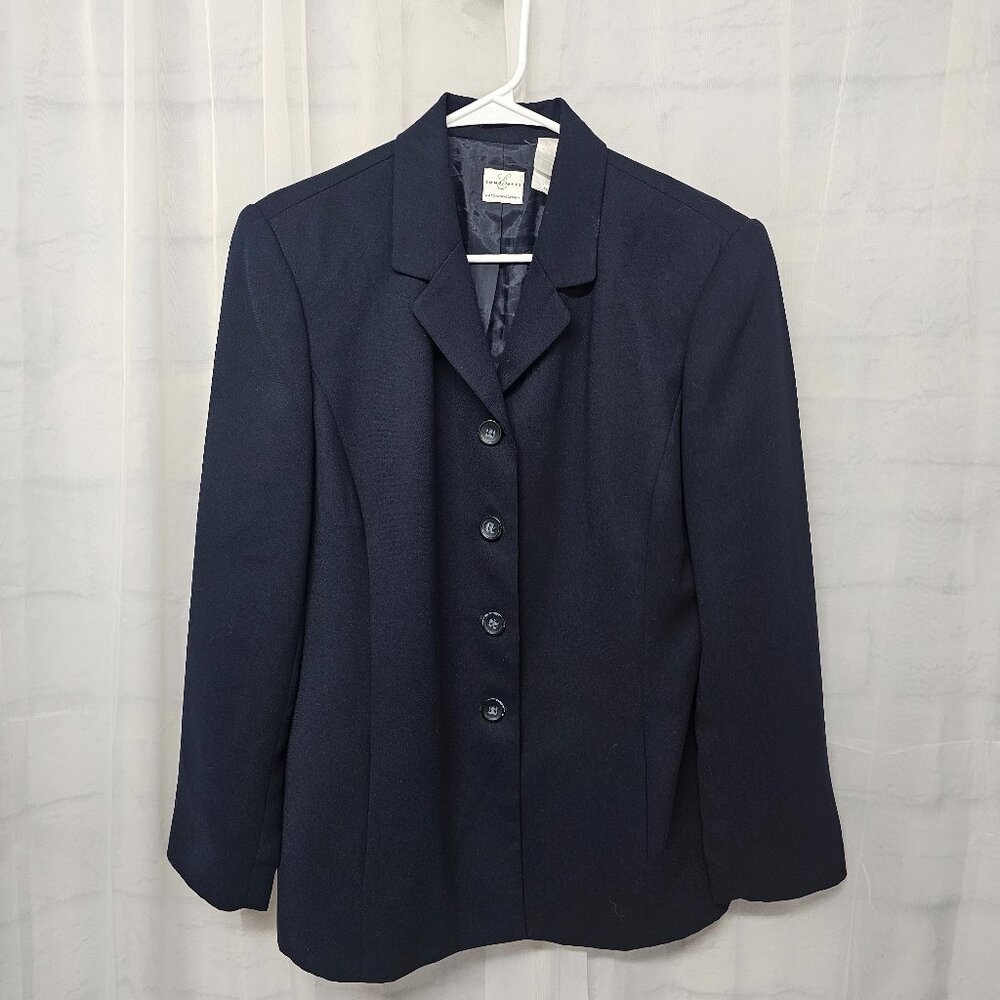 Emma James Navy Blue Blazer Classic Office School 12